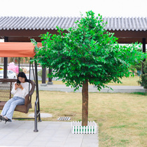 Simulation Banyan Tree fake tree simulation large plant Hotel shopping mall wedding props wishing tree landscape tree window decoration