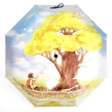 Зонтик, маленькая портативная капсула на солнечной энергии, УФ-защита