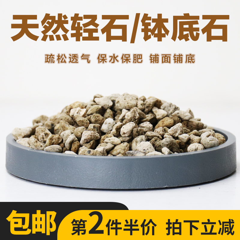 Light stone particle pumice stone pot bottom stone orchid fleshy orchid Dendrobium paving flower basin cushion bottom stone breathable drainage