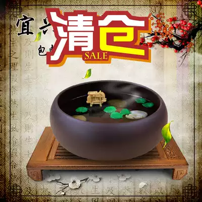 Pure white ceramic flower pot narcissus bowl lotus copper money grass water lily platter flower pot non-porous p396