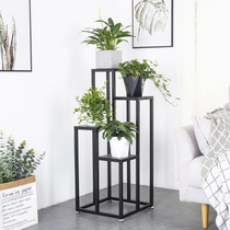 Iron flower rack storage rack balcony multi-storey indoor living room household display rack floor-to-floor fleshy green lopot rack