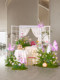 Artificial Flower Landscaping Monet Garden Large Floor-Standing Fake Flowers Butterfly Flower Decoration Popular on Social Media for Photo Shoots and Display