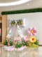 Artificial Flowers, Faux Flower Decorations, Atmospheric Bow Decorations, Commercial Display, Popular Social Media Photo Shoot Scene Setup Decorations