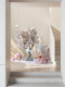 Artificial Green Plants and Fake Trees for Landscaping: Peach Blossoms/ Magnolia Blossoms/ Cherry Blossoms, Popular Plant Arrangements for Window Displays