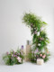 Forest-Style Artificial Flower Decorations, Horn Arch, Window Background Decoration, Outdoor Proposal, Wedding, Fake Floral Art Scene Arrangement