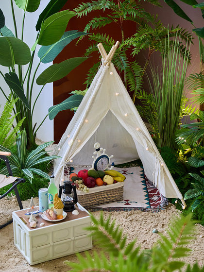Guling Yisheng Tropical Plant Landscaping Decoration Summer Ocean Style Dining Shop Camping Style Artificial Green Plant Landscaping