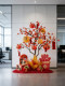 Spring Festival Atmosphere Scene Setup, Artificial Persimmon Tree Landscaping, New Year Photo Props, Mall Display Decorations