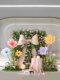 Monet's Garden Bow-Knot Decoration on the Wall, Shopping Mall Internet-Famous Giant Paper Art Bow-Knot for Landscaping Decoration and Arrangement