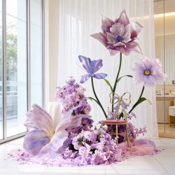 Artificial Floral Arrangements for Holiday Decorations, Commercial Display Windows, Clothing Stores, and Wedding High-End Ambiance Decor