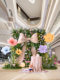Monet's Garden Bow-Knot Decoration on the Wall, Shopping Mall Internet-Famous Giant Paper Art Bow-Knot for Landscaping Decoration and Arrangement