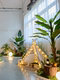 Large-Scale Simulated Green Plants, Landscaping Plants, Indoor Decoration, High-End Light Luxury Office Window Display, Fake Trees under Stairs