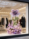 Purple Artificial Flowers for Window Display Decoration, Floral Arrangements, Clothing Store Decor, Monet Garden Landscaping