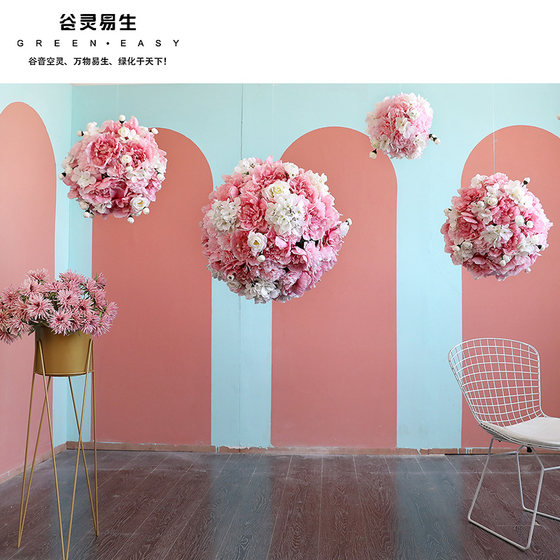 Finished Flower Ball Decorations, Hanging Ornaments, Wedding Decorations, Hanging Balls, Peony Flower Balls, Wedding Decorations, Wedding Arrangements