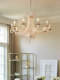 French Crystal Chandelier, Restaurant Lamp, Antique Style Light Luxury Bedroom Lamp, American Country Candle Retro Living Room Chandelier