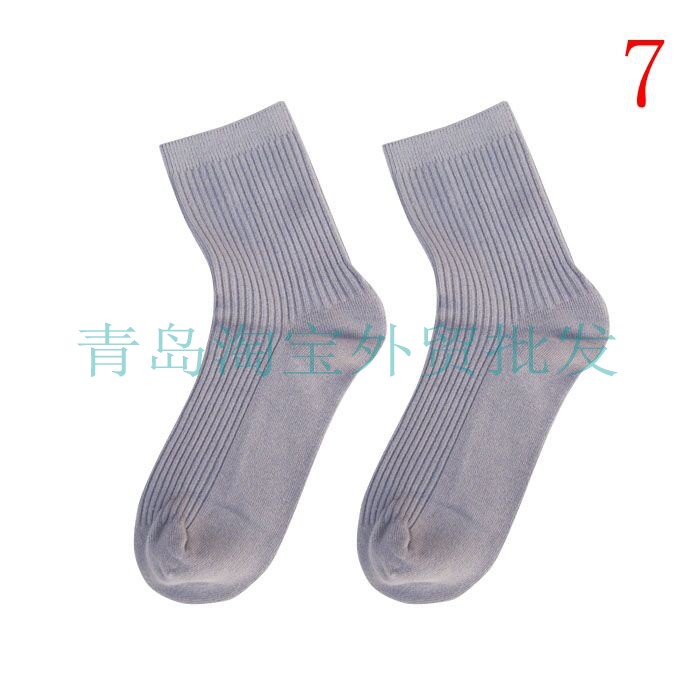 Thoải mái chính chải bông nguyên chất trong các mẫu nữ ống cao không xương mông phụ nữ không thể mua được bóng mùa thu và vớ mùa đông khử mùi và mồ hôi tất nữ cố thấp