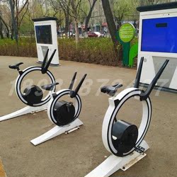 Ai Virtual Cycling Fitness Luminous Bike Interactive Competitive Race Smart Park Equipment Power-Generating Bicycle