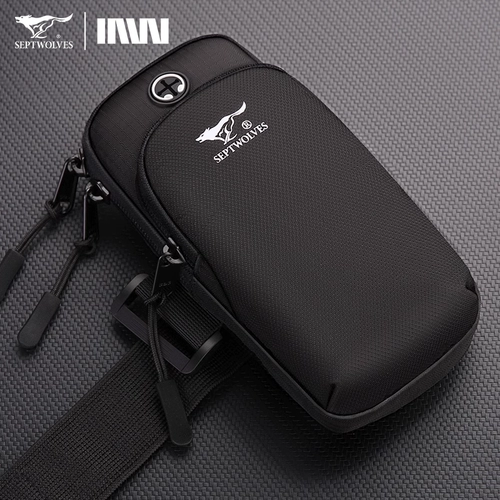 Septwolves, сумка на руку, мужская сумка на запястье для спортзала, упаковка, снаряжение для отдыха, мужские нарукавники, для бега