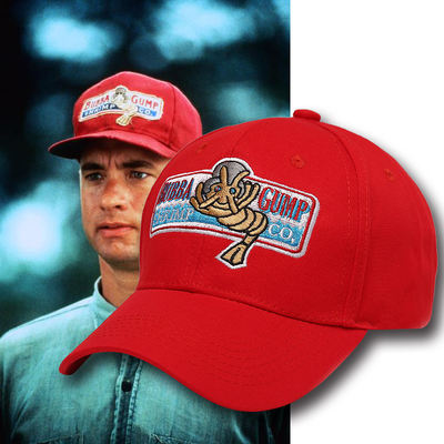 Movie merchandise cosplay Bubba Gump Shrimp's daily red hats for men and women