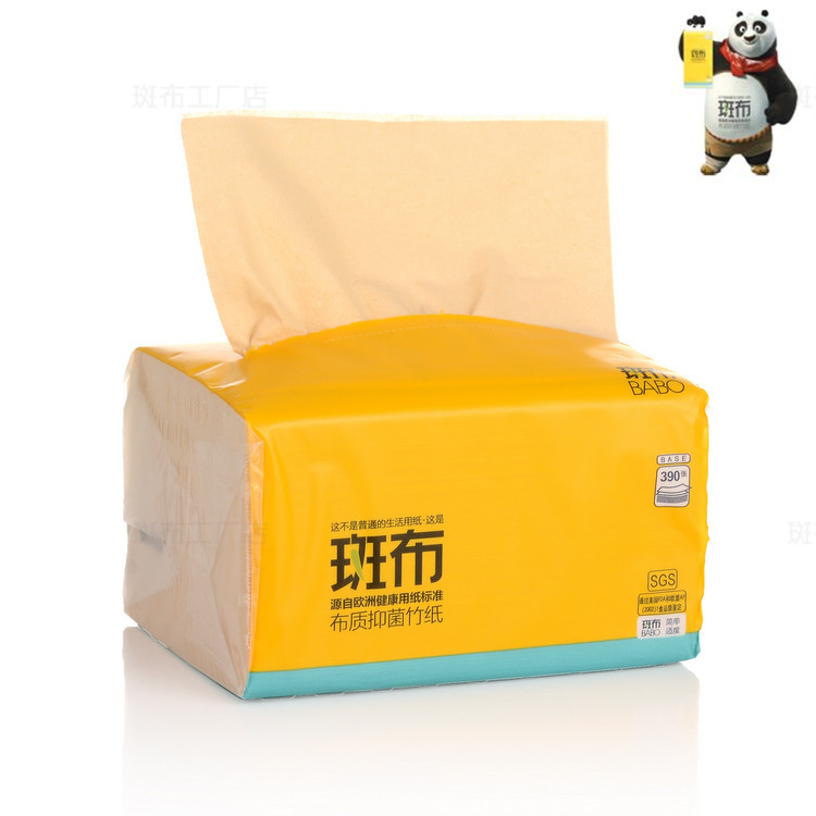giấy paseo BABO tại chỗ vải kết hợp gia đình giấy cuộn giấy khăn tay giấy tre bột giấy không tẩy màu hàng ngày giấy - Sản phẩm giấy / Khăn giấy ướt khăn giấy vuông