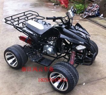 ລົດຈັກ ATV ສີ່ລໍ້ 125CC ຂະຫນາດນ້ອຍ Mars ATV LCD ເຄື່ອງດົນຕີຫນ້າ drum ຫລັງ disc 10 ນິ້ວລໍ້ອາລູມິນຽມ