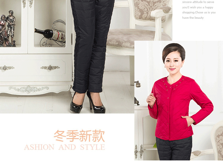 Áo lót nữ trung niên và cũ xuống thân hình thon gọn, mỏng, dài tay, áo khoác cotton ấm áp cho mẹ áo kiểu trung niên hàn quốc