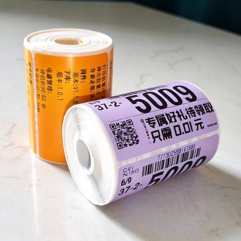 Colorful Cainiao Duoduo Station 6040 Express Label Thermal Paper, Portable Self-Adhesive Printing Paper for Pickup Code