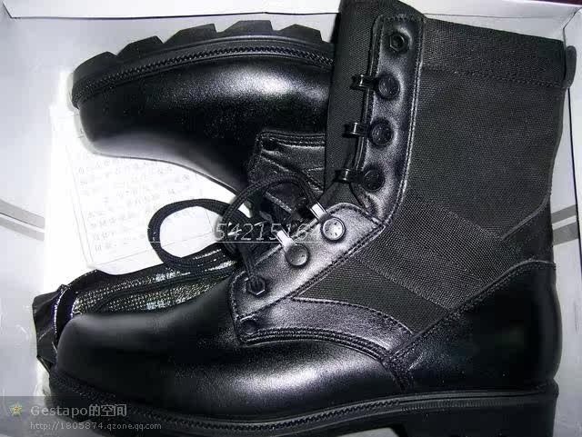 Bottes militaires en cuir - respirant - Ref 1401035 Image 12
