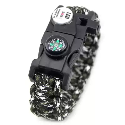 Sharp-edged attack Liu Chuang with the same outdoor tool multi-function wilderness survival special forces bracelet bracelet paratrooper hand rope