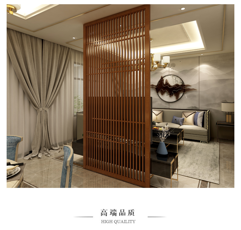 Mới Trung Quốc màn hình gỗ rắn hiện đại tối giản phân vùng phòng khách nghiên cứu phân vùng phòng ngủ tùy chỉnh - Màn hình / Cửa sổ vách ngăn gỗ phòng khách