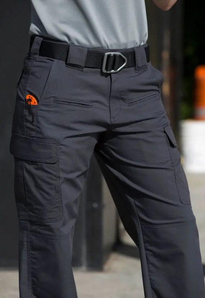 Kinetic series Tactical pants Men's water repellent scratch-resistant stretch checkered fabric outdoor casual multi-bag pants