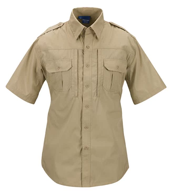 Micro-blemish special chequered cloth thin classic multi-bag short-sleeved secret service tactical shirt has a large size