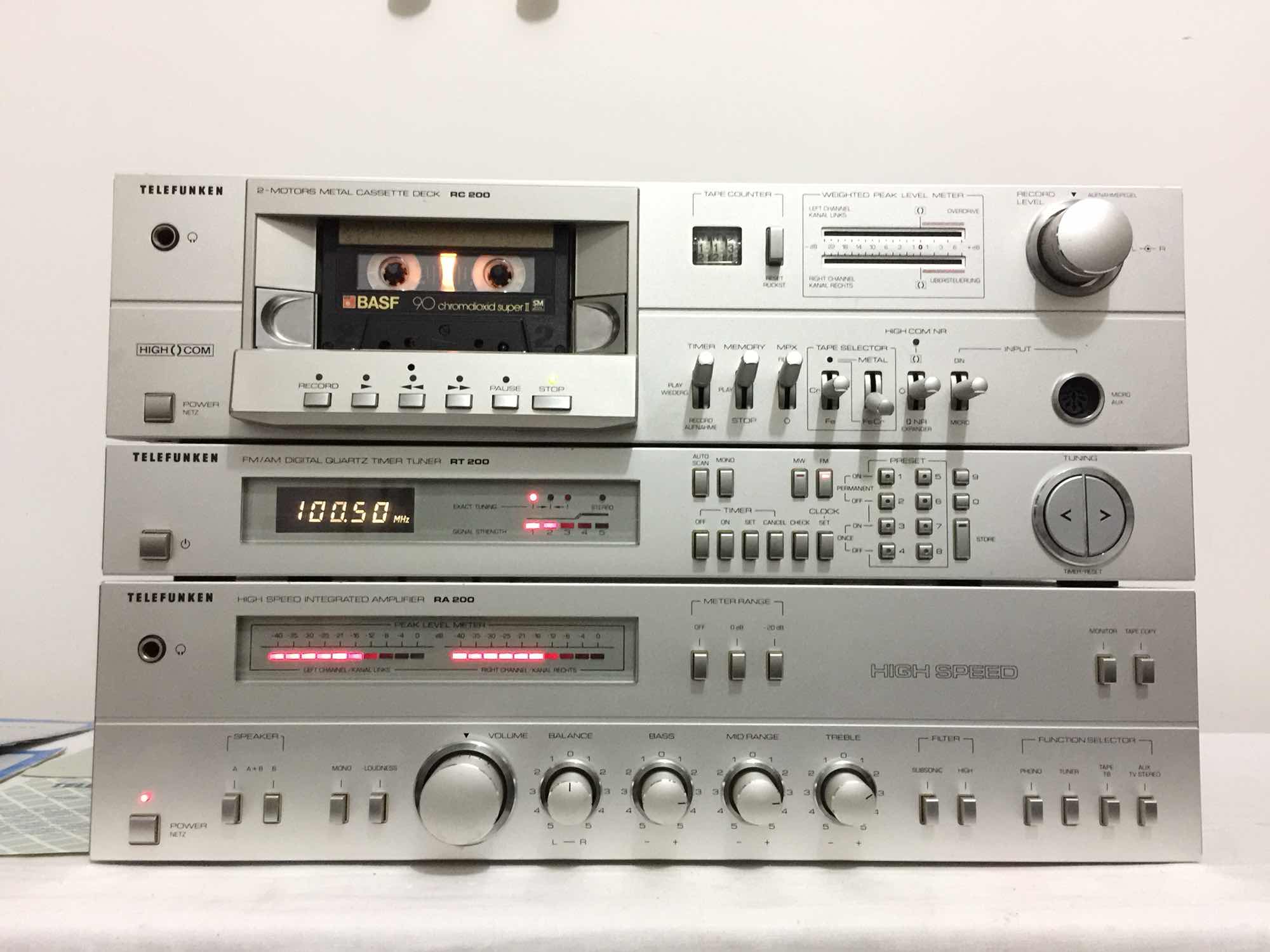 Deuterwind Root RC200 Cassette RT200 Radio Head RA200 Power Amplifier