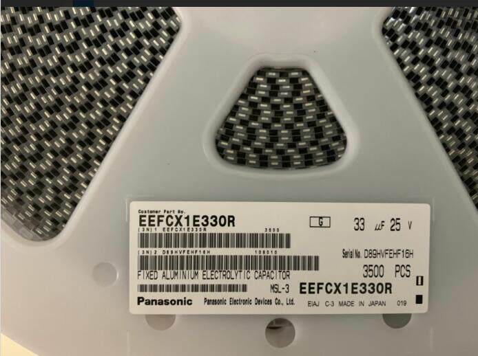 Tantalum capacitor EEFCX1C470R 16V 47UF 7343 D