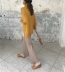 HEYGIRL anh trai đen cổ cao áo thun rộng rãi áo len nữ Hàn Quốc dài tay lười đan hàng đầu mùa đông phong cách mới áo gile len nữ Áo len