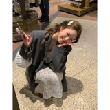 Весенний пиджак классического кроя для отдыха, оверсайз, изысканный стиль