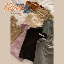 HEYGIRL black elder brother self-contained 10 color wild long sleeve T-shirt female autumn thin base shirt inner top