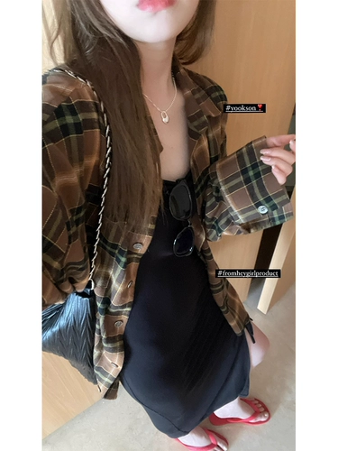 Художественная роспись, летняя рубашка, куртка для отдыха, в корейском стиле, свободный крой, защита от солнца