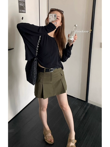 Ретро летняя юбка, в американском стиле, А-силуэт