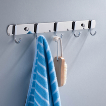 Woodpecker stainless steel towel hook clothes hook Hook Thick Solid Bathroom Hardware Pendant Towel Hook Wall-mounted Rack