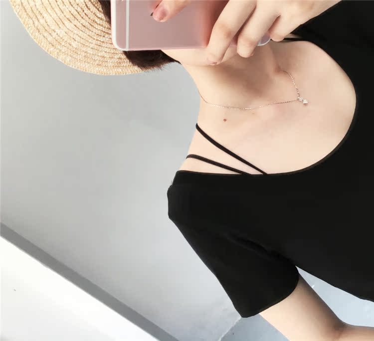 [Trái kg đúng kg] dưới chéo sling backless bọc ngực dây đeo thể thao vest 0725