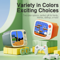 H7 nostalgic classic eight-bit 3 5-inch small TV game console childhood double wireless handle red and white machine 740 in one