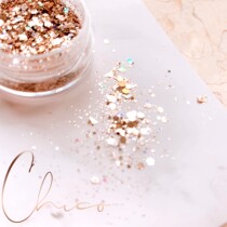 (Spot) Chico autumn Waltz champagne gold ins Japanese nail art shiny pieces this season favorite