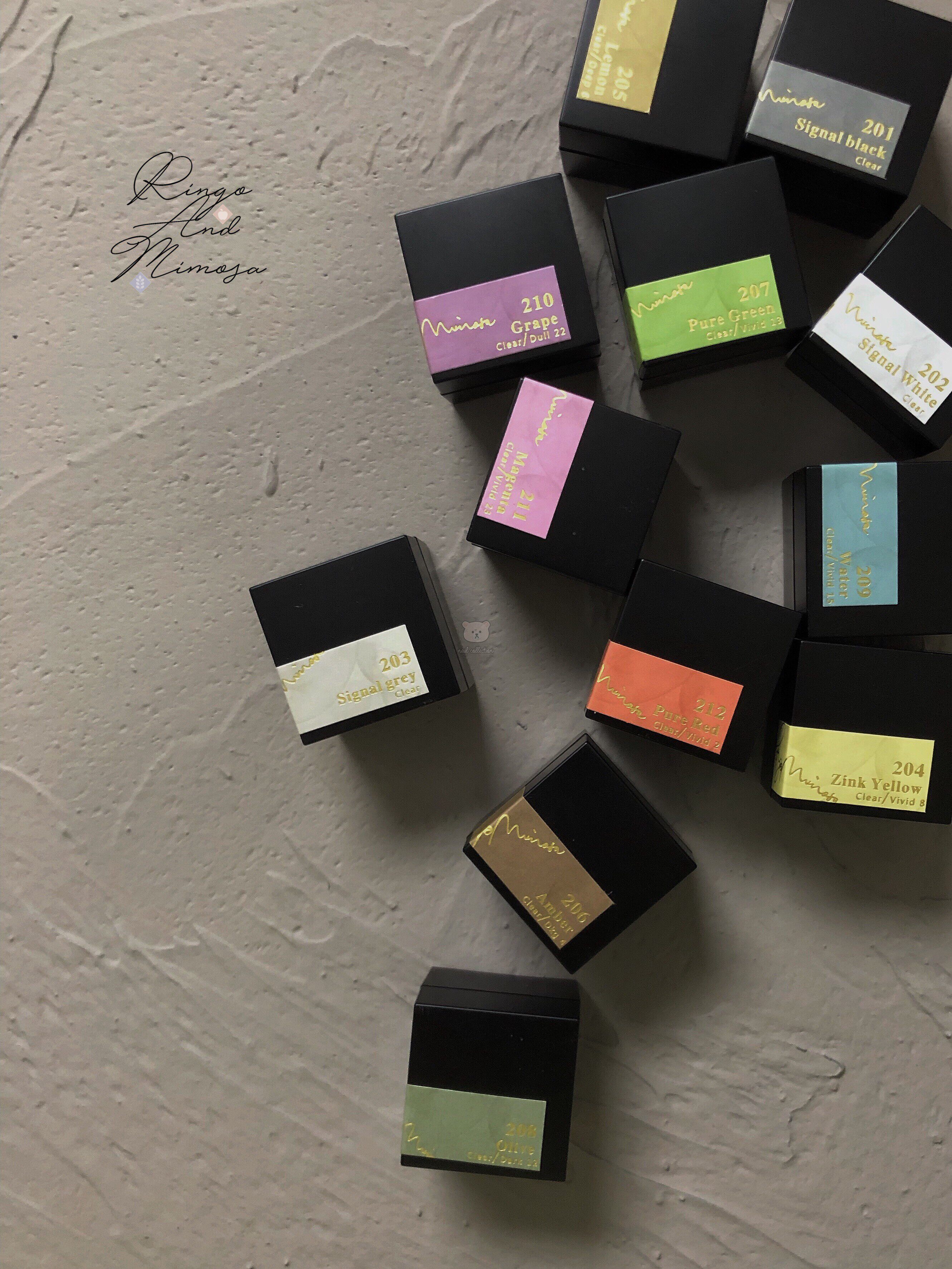 (Spot) RM #201-212 Ringo and Mimosa light overdraft with a black overdraft white