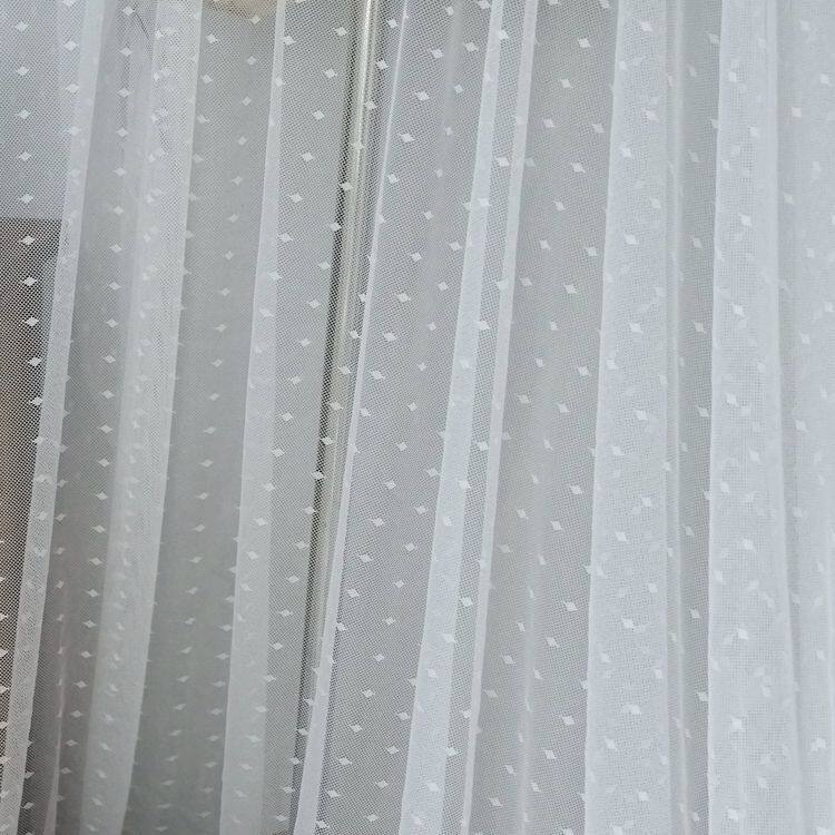 High quality yarn diamond shape dot elastic fabric width 150CM manual DIY clothing accessory wedding veil material