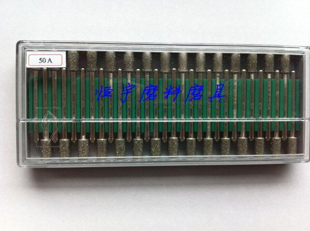 Taiwan BEST Diamond grinding rod ceramic jade sculpture grinding head 30 packing 50A60A