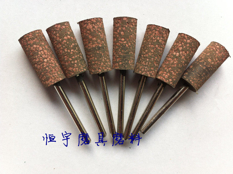 Cylindrical sesame grinding head elastic sponge grinding head rubber grinding head mold polishing grinding head 3mm-12mm