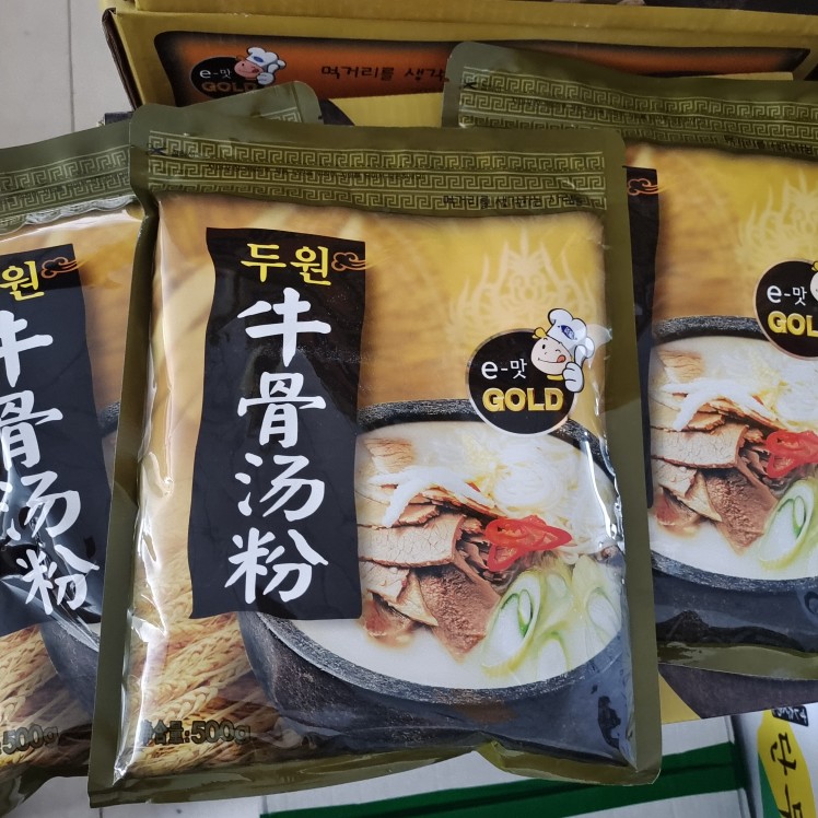 Full 2 Korean Bull Bone High Soup Lad Bull Bones Condensed Bone Soup Hotpot Soup Bottom Large Bone Broth 500g