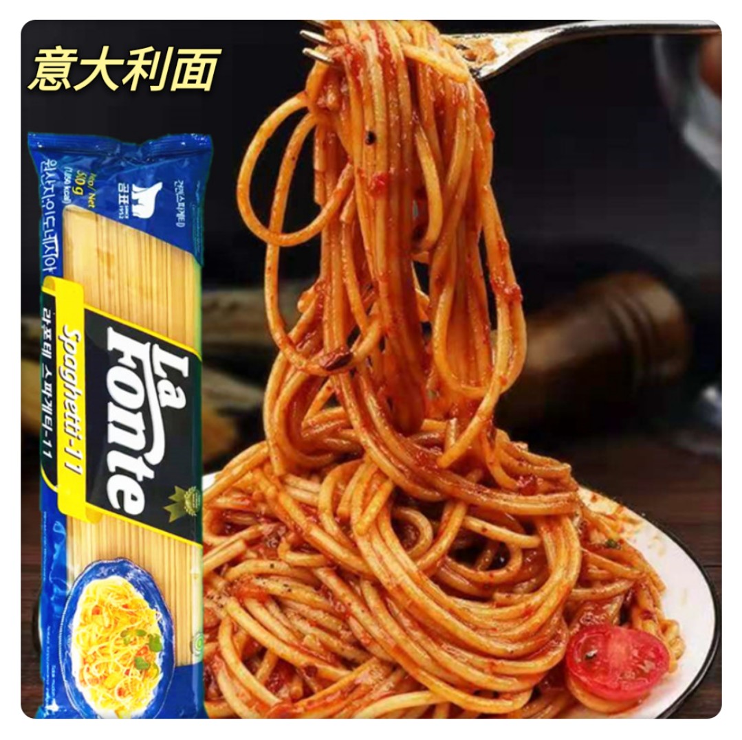 Jiamei Authentic imports Italian 500g batch 100 % coarse wheat straight macaroni powder cooking channel