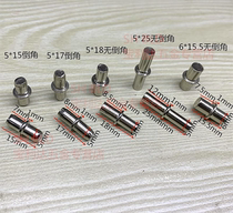 Diameter 5mm*15 17 19 central axis shelf holder roller partition nail double polished rod partition holder with cushion board nail