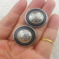 Черный масляный якорь № 7 с серебряной кромкой